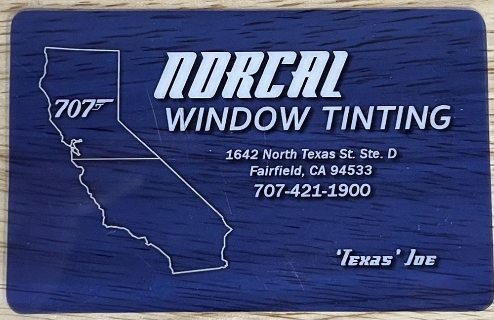 Window Tinting Fairfield Ca
