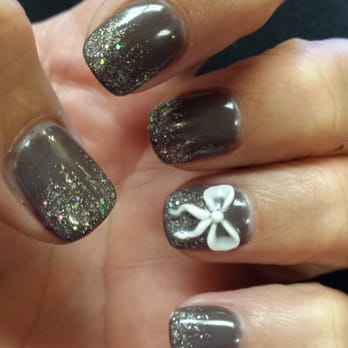 Diva Nails & Spa - The latest by my girl Amy! Love the ribbon! - Nail Salons Near Me - San Jose, California