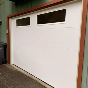 MC Garage Doors - Brand new steel door and trim! Comes standard in white. Very pleased with the quality. - Garage Door Services Near Me MC Garage Doors - Brand new steel door and trim! Comes standard in white. Very pleased with the quality. - Garage Door Services Near Me