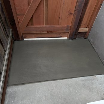 Think Solid Concrete - Concrete pour to complete alleyway. - Masonry/Concrete Near Me