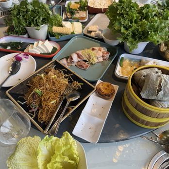 HL Peninsula Garden - Our hotpot spread at HL Peninsula Garden Burlingame - Hot Pot Near Me - Burlingame, California HL Peninsula Garden - Our hotpot spread at HL Peninsula Garden Burlingame - Hot Pot Near Me - Burlingame, California