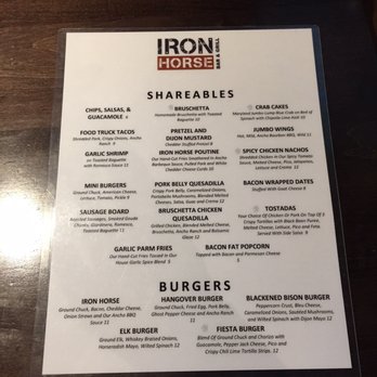 Iron Horse Bar and Grill - Cocktail Bars Near Me - Algonquin, Illinois