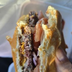 George's Giant Hamburger - Bacon cheeseburger