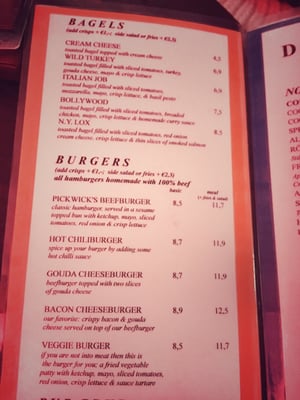 Menu photo 1 Pickwick's Vienna, 9