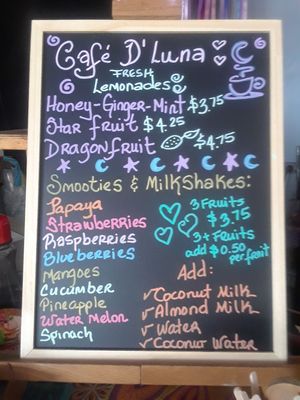 Menu photo 2 Cafe D' Luna San Juan, PR Menu photo 2 Cafe D' Luna San Juan, PR