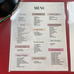 Krazed Energy - Menu