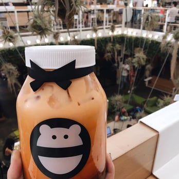 Mini Monster Cafe - Almond thai tea was delicious - Bubble Tea Near Me - Anaheim, California