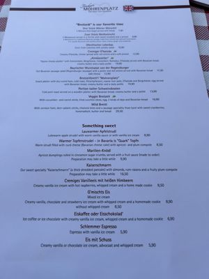 Menu photo 2 Fischer's Mohrenplatz Garmisch-Partenkirchen, BY