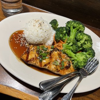 Ohana Belltown - Salmon Teriyaki Plate - Japanese Near Me - Seattle, Washington Ohana Belltown - Salmon Teriyaki Plate - Japanese Near Me - Seattle, Washington