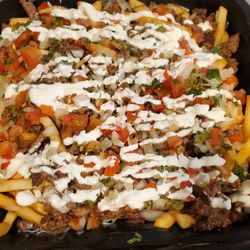 Tacos 4 Brothers - March 2025 Carne asada fries. Very good.