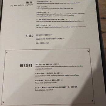 Moku Kitchen - Menu - Cocktail Bars Near Me - Honolulu, Hawaii