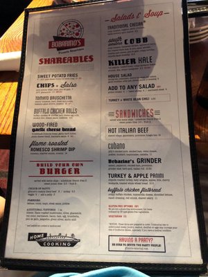 Menu photo 4 The B.O.B. Grand Rapids, MI