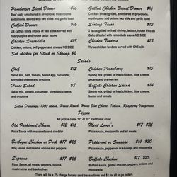 Frank's Pub & Grill - Menu