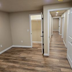 Blue Ladder Construction - Adding a bedroom with closet to new basement remodel.