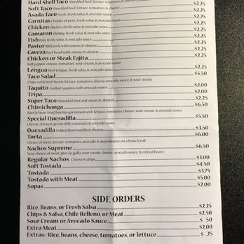 El Super Burrito III - Menu pg 4 - Mexican Near Me - Bend, Oregon