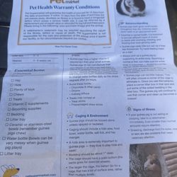 Pet Supermarket - It's been less than a week. Found a tumor on my Guinea pigs throat.