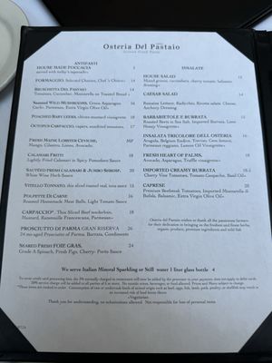 Menu photo 6 Osteria del Pastaio Chicago, IL Menu photo 6 Osteria del Pastaio Chicago, IL