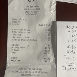 Receipt Receipt