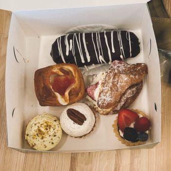 Mr Baker - The treats and we orders two savory croissants, a dog treat and vanilla latte - Bakeries Near Me - Riverside, California Mr Baker - The treats and we orders two savory croissants, a dog treat and vanilla latte - Bakeries Near Me - Riverside, California
