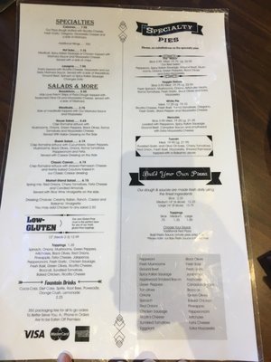 Menu photo 2 Oz Pizza Fairburn, GA