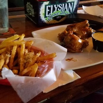 Time Out Sports Bar - Best fries and Jamaican Jerk wings we've ever haff here - Sports Bars Near Me - Seminole, Florida