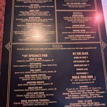The Headless Bat - Menu - Pizza Near Me - St. Louis, Missouri The Headless Bat - Menu - Pizza Near Me - St. Louis, Missouri