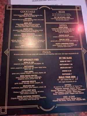 Menu photo 3 The Headless Bat St. Louis, MO Menu photo 3 The Headless Bat St. Louis, MO