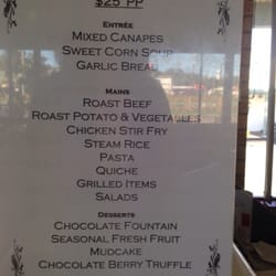Motto Farm Motel - Dinner menu the night we dined there. The Chinese stir fry was delicious! Menu changes daily.