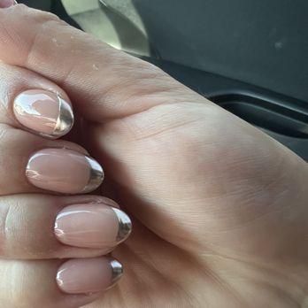 M2 Nail Lounge - Chrome French tip nails - Nail Salons Near Me - Alhambra , California M2 Nail Lounge - Chrome French tip nails - Nail Salons Near Me - Alhambra , California