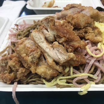 Mililani Restaurant - Fried saimin noodles, chicken katsu - Hawaiian Near Me - Mililani, Hawaii