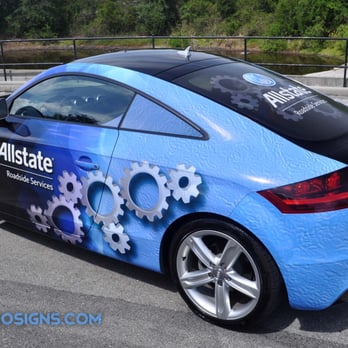TechnoSigns - Custom vinyl car wrap, designed, printed and installed by TechnoSigns - Marketing Near Me - Oviedo, Florida