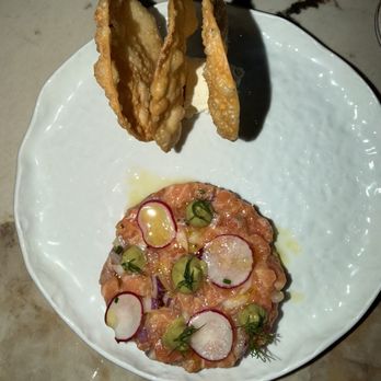 Teleferic Barcelona - Salmon Tartare - Spanish Near Me - Long Beach, California