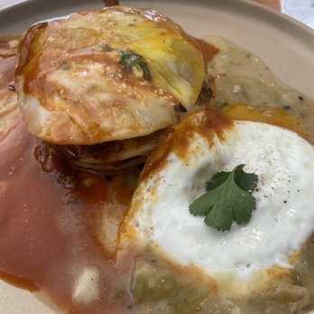 Panxa Cocina - Stacked Enchiladas - Cocktail Bars Near Me - Long Beach, California