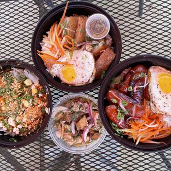 White Rice - Palabok, Lechon Kawali, Longanisa, and Sisig - Filipino Near Me - San Diego, California White Rice - Palabok, Lechon Kawali, Longanisa, and Sisig - Filipino Near Me - San Diego, California