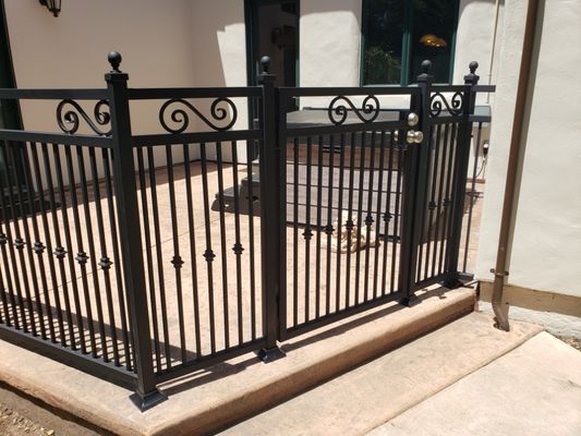 Fences - At Smith Metal Works, we take pride in offering a diverse range of fences that blend functionality with aesthetic appeal. Whether you're looking to enhance your property’s security, define boundaries, or add an element of elegance, our expertly crafted fences are designed to meet your unique needs.
Our metal fences come in various styles, including picket fences, pool fences, ornamental designs, and robust fence panels. Each type is crafted from high-quality materials to ensure durability and longevity, making them a reliable choice for both residential and commercial applications.
**Aluminum Fences:** Lightweight and corrosion-resistant, our aluminum fences are perfect for any environment, especially where moisture is a concern. They offer versatility in design and can be customized to fit any landscape, whether flat or sloped. With minimal maintenance requirements, these fences provide an affordable and lasting solution.
**Wrought Iron Fences:** For those seeking a touch of classic elegance, our wrought iron fences are custom-made to reflect your style. Known for their strength and decorative potential, these fences can be intricately designed with unique scrolls and caps. Wrought iron stands the test of time, making it an excellent investment for long-term architectural beauty.
**Steel Fences:** Offering incredible strength and stability, our steel fences are engineered to withstand the elements while requiring minimal upkeep. Perfect for high-security applications, they provide peace of mind without compromising on style.
**Ornamental Fences:** For a blend of beauty and function, our ornamental fences add a charming touch to any property. They can be tailored to complement your landscape while providing the necessary security.
At Smith Metal Works, we understand that every project is unique. Our team is dedicated to helping you select the perfect fencing solution that not only meets your needs but also enhances the aesthetic of your property. Contact us today to explore our wide range of fencing options and discover the craftsmanship that sets us apart. Fences - At Smith Metal Works, we take pride in offering a diverse range of fences that blend functionality with aesthetic appeal. Whether you're looking to enhance your property’s security, define boundaries, or add an element of elegance, our expertly crafted fences are designed to meet your unique needs.
Our metal fences come in various styles, including picket fences, pool fences, ornamental designs, and robust fence panels. Each type is crafted from high-quality materials to ensure durability and longevity, making them a reliable choice for both residential and commercial applications.
**Aluminum Fences:** Lightweight and corrosion-resistant, our aluminum fences are perfect for any environment, especially where moisture is a concern. They offer versatility in design and can be customized to fit any landscape, whether flat or sloped. With minimal maintenance requirements, these fences provide an affordable and lasting solution.
**Wrought Iron Fences:** For those seeking a touch of classic elegance, our wrought iron fences are custom-made to reflect your style. Known for their strength and decorative potential, these fences can be intricately designed with unique scrolls and caps. Wrought iron stands the test of time, making it an excellent investment for long-term architectural beauty.
**Steel Fences:** Offering incredible strength and stability, our steel fences are engineered to withstand the elements while requiring minimal upkeep. Perfect for high-security applications, they provide peace of mind without compromising on style.
**Ornamental Fences:** For a blend of beauty and function, our ornamental fences add a charming touch to any property. They can be tailored to complement your landscape while providing the necessary security.
At Smith Metal Works, we understand that every project is unique. Our team is dedicated to helping you select the perfect fencing solution that not only meets your needs but also enhances the aesthetic of your property. Contact us today to explore our wide range of fencing options and discover the craftsmanship that sets us apart.