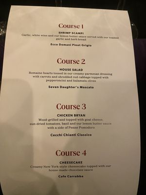 Menu photo 6 Carrabba's Italian Grill Pompano Beach, FL