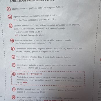 Franco Manca - Italian Near Me - London, XGL Franco Manca - Italian Near Me - London, XGL