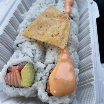 Toto Sushi - Salmon avocado and spicy salmon - Japanese Near Me - Toronto, Ontario