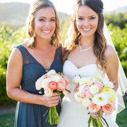 Bridal and bridesmaid bouquets