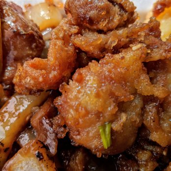 Honolulu Kitchen - Da Garlic Chicken here is my go to dish here, Think gotta stick to this combo.. Garlic Chicken, Butterfish! #killahgrindz - Chinese Near Me - Waipahu, Hawaii