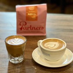 Partners Coffee - West Village - Cortado and Flat White