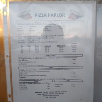 Pizza Parlor - Menu - Pizza Near Me - Espanola, New Mexico