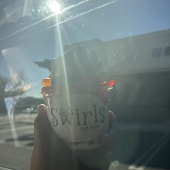 Swirls Soft Serve - My sisters half eaten ice cream - Ice Cream & Frozen Yogurt Near Me - Upland, California Swirls Soft Serve - My sisters half eaten ice cream - Ice Cream & Frozen Yogurt Near Me - Upland, California