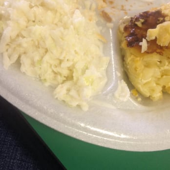 Mot's Barbeque - Very bland mac n cheese. Had ice bits in bland coleslaw. (Now wonder if they freeze slaw and defrost for later use). - Barbeque Near Me - Augusta, Georgia