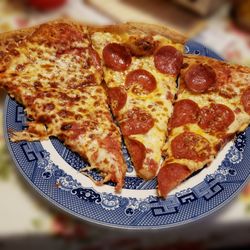 Four Brothers Pizza - I had 4 slices actually.