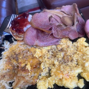 Westside Waffle - Country ham with hash browns, scrambled eggs and a biscuit. - Waffles Near Me - Atlanta, Georgia Westside Waffle - Country ham with hash browns, scrambled eggs and a biscuit. - Waffles Near Me - Atlanta, Georgia