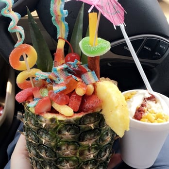 The Spot - YUMMMYYY  Piña Loca and elotè - Shaved Ice Near Me - Richmond, Texas