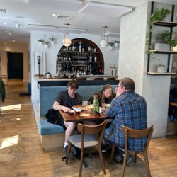 Interior of restaurant