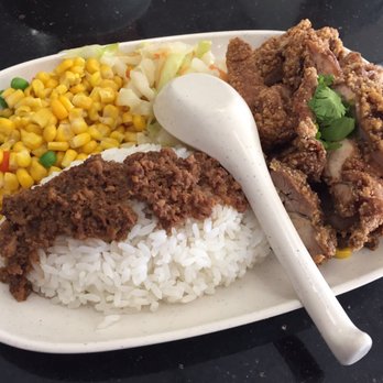 Tofu King - Fried Chicken Rice or chicken cutlet rice or whatever they call it - Taiwanese Near Me - Irvine, California Tofu King - Fried Chicken Rice or chicken cutlet rice or whatever they call it - Taiwanese Near Me - Irvine, California