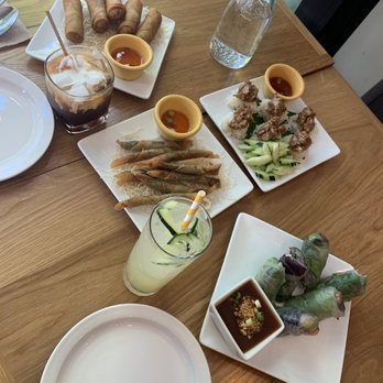 Kati Vegan Thai - Deep Fried Spring Rolls Artichoke Cream Sticks Garlic Jackfruit on Sticky Rice Fresh Garden Rolls - Thai Near Me - Seattle, Washington Kati Vegan Thai - Deep Fried Spring Rolls Artichoke Cream Sticks Garlic Jackfruit on Sticky Rice Fresh Garden Rolls - Thai Near Me - Seattle, Washington